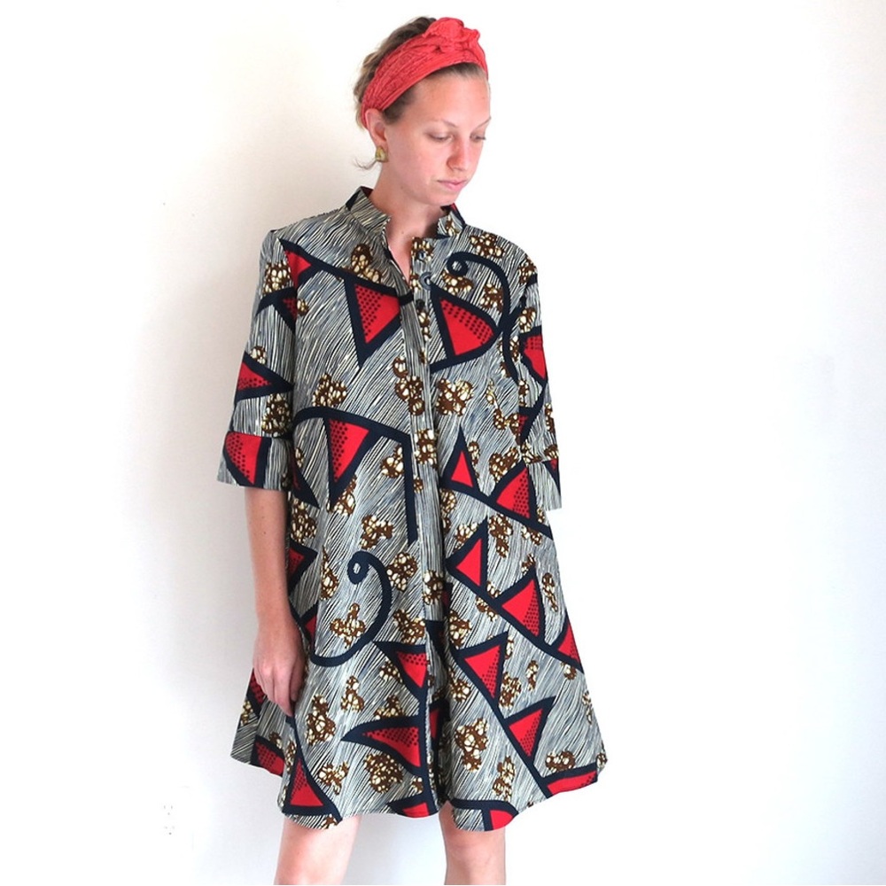Zuri Kenyan Aline all cotton dress